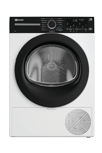 Bauknecht BD 8C WBS Wärmepumpentrockner / 8 kg/Precision Dry - Intelligentes Trocknen/Inverter Motor/HomeWhiz App - schnelle und intuitive Bedienung/Trommelbeleuchtung