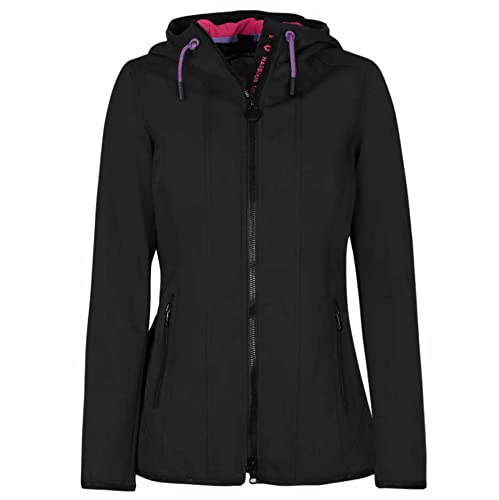 Wellensteyn Softshelljacke YOGA-268-MDBL, midnightbl, schwarz(midnightblack), Gr. XS