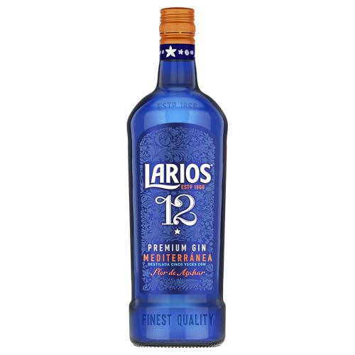 Larios Premium Gin | mediterraner Premium Orange Blossom Gin mit zarten und erfrischenden Nuancen | perfekt für Longdrinks und Cocktails | 40 % vol | 700 ml