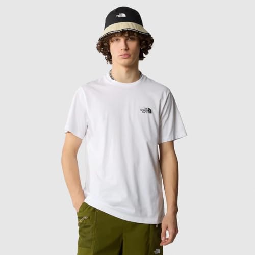The North Face NF0A87NGFN4 M S/S Simple Dome Tee T-Shirt Herren TNF White Größe XL