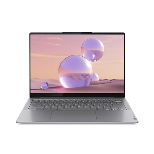 Lenovo Yoga Slim 7 14IMH9 – Laptop 14 Zoll WUXGA (Intel Core Ultra 7 155H, RAM 32 GB, SSD 1 TB, Intel Arc Graphics, Windows 11 Home) Tastatur mit Hintergrundbeleuchtung AZERTY FR – Mondgrau