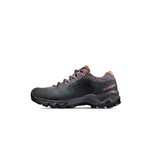 Mammut Nova IV Low GTX Women | Wanderschuhe für Damen, Wasserdichte Trekkingschuhe, Outdoor Schuhe, Bergschuhe für Hiking & Trekking, Gore-Tex Freizeitschuhe | Black-Apricot Brandy, 7