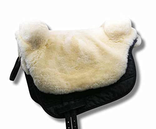 AMKA Fellsattel Alvaro spanischer Stil Lammfell Sattel baumloser Lammfellsattel Bareback Pad