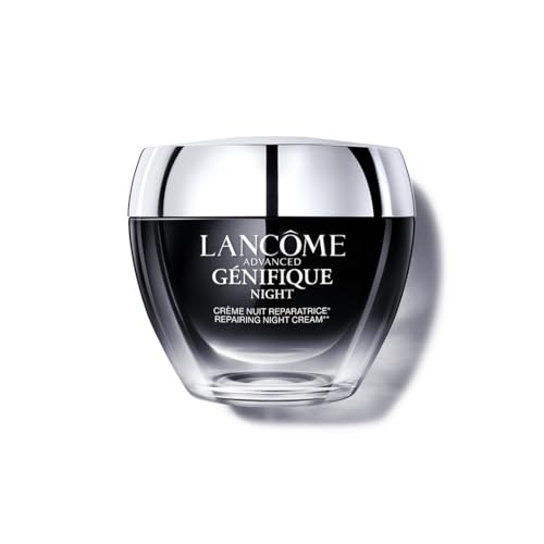 Lancôme Advanced Génifique Nuit Nachtcreme, intensive Regeneration der Hautschutzbarriere und tiefenwirksame Feuchtigkeitspflege über Nacht, für ein strahlend jugendliches Hautbild, 50ml