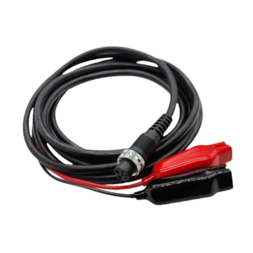 AsrMyjcx Elektrische Angelrollen, Batteriekabel, Netzkabel, Doppelstecker, professionell, Mehrzweck, für Angelzubehör im Freien