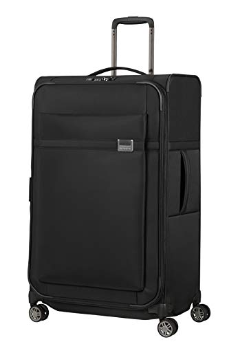 Samsonite Airea - Spinner L erweiterbar, Koffer, 78 cm, 111.5/120 L, Schwarz (Black)
