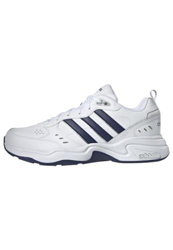 adidas Herren Strutter Shoes, Cloud White / Dark Blue / Matte Silver, 41 1/3 EU