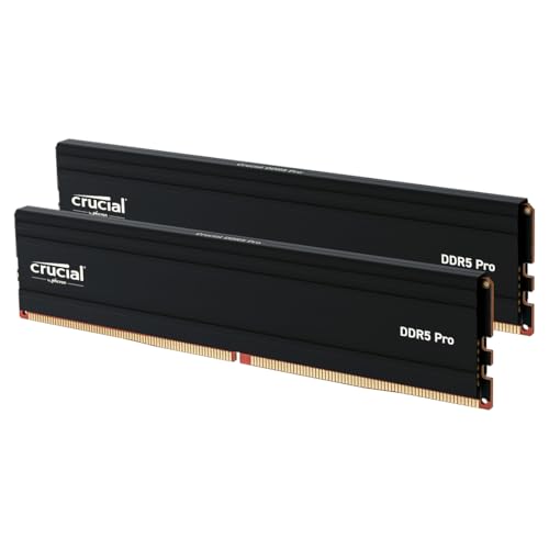 Crucial Pro DDR5 RAM 32GB Kit (2x16GB) 5600MHz, Intel XMP 3.0 / AMD Expo, PC Computer Arbeitsspeicher - CP2K16G56C46U5