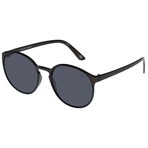 Le Specs SWIZZLE CHARCOAL - Sonnenbrille für Damen Runde Rahmenform mit hohem UV-Schutz LSP2352117