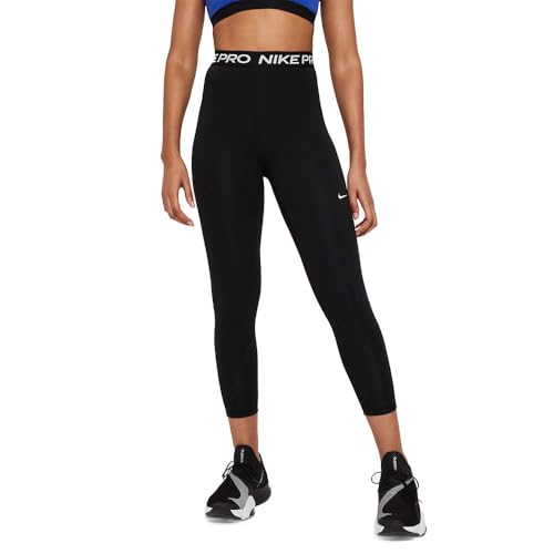 Nike Damen Pro 365 Leggings, Black/White, M EU