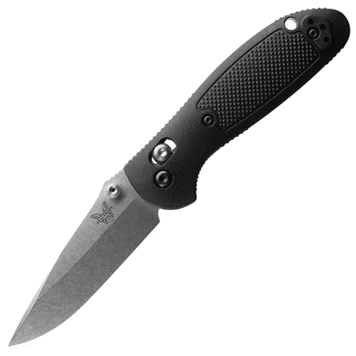 Benchmade 556 Mini-Griptilian MDP Plain Edge, Schwarz