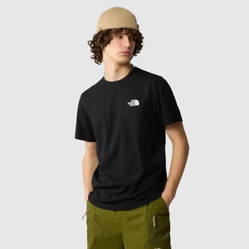 THE NORTH FACE NF0A87NGJK3 M S/S Simple Dome Tee T-Shirt Herren TNF Black Größe L