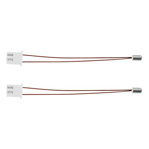 YINETTECH 2 Stück Thermistor-Temperatursensor Hochtemperatursensor mit XH2.54-Anschluss Kompatibel mit Artillery Sidewinder X1/Genius 3D-Druckern Länge 60 mm