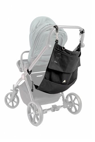 MaKaMa Kids Hängematte für Kinderwagen - eine Alternative zum Buggy Board mit Sitz - universal zubehör für fast jeden Kinderwagen - Viel Platz für Stufen beim Gehen - Kinderwagenbrett Alternative
