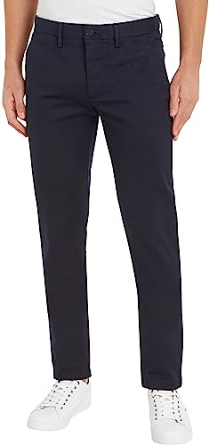 Tommy Hilfiger Herren Hose Core Bleecker 1985 Pima Cotton Chino, Blau (Desert Sky), 36W/32L