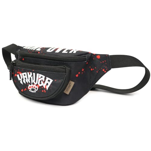Yakuza Unisex Game Over V02 Gürteltasche, Schwarz, Einheitsgröße