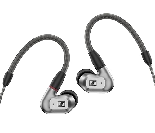 Sennheiser IE 200 kabelgebundene Audiophile Stereo Kopfhörer - In-Ear Earbuds mit Kabel - mit klarem, überlegenem Hi-Fi Sound, lebensechter Intonation und beeindruckendem Bass - Silber