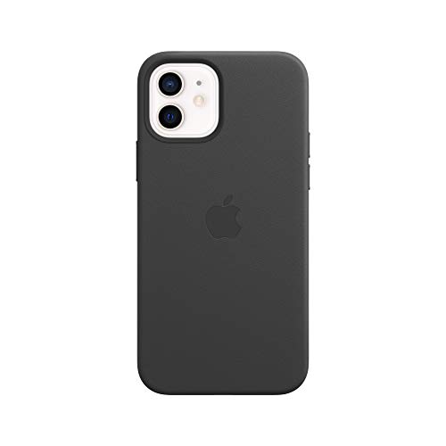 Apple Leder Case mit MagSafe (für iPhone 12 | 12 Pro) - Schwarz