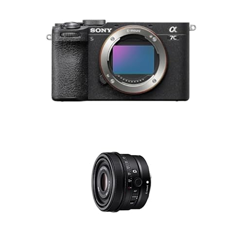 Sony Alpha 7C II | Spiegellose Vollformatkamera mit SEL50F25G (kompakt, 33 MP, Echtzeit-Autofokus, 10 BPS, 4K Video, neigbarer LCD-Touchscreen) Schwarz