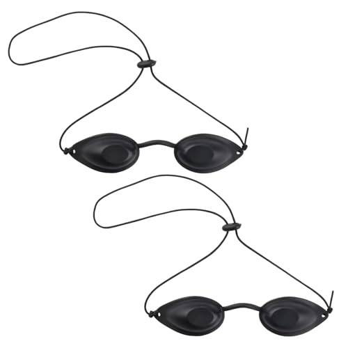 Solarium Brille,2 Stück UV Solarium Schutzbrille Rotlichtlampe,Infrarot-Schutzbrille Solarium & UV Augenschutz für Schönheitsinstrumente,LED Lichttherapie und Sonnenbank,Beauty Eye Protection Goggles