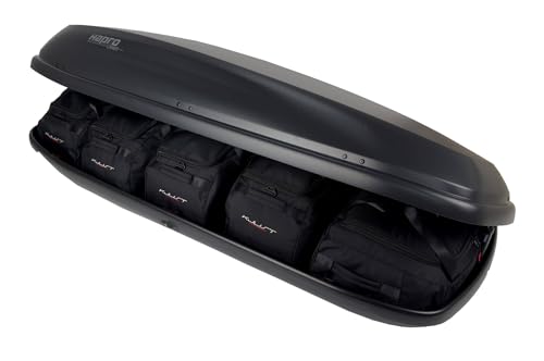 KJUST Taschen Set 5stk kompatibel mit Dachbox HAPRO CARVER 8.5