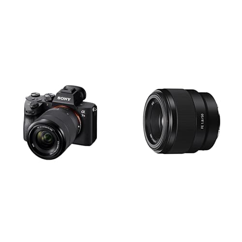 Sony Alpha 7 III Spiegellose Vollformat-Kamera mit 28-70 mm f/3.5-5.6 (Schneller 0,02s AF, 5-Achsen-Bildstabilisierung) + 50F18F