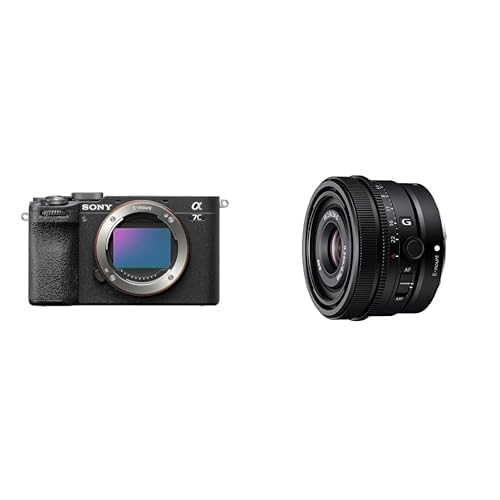 Sony Alpha 7C II | Spiegellose Vollformatkamera mit SEL24F28G (kompakt, 33 MP, Echtzeit-Autofokus, 10 BPS, 4K Video, neigbarer LCD-Touchscreen) Schwarz