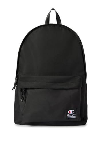 Champion Lifestyle Bags Script Shop-(806019) 21L Rucksack, Unisex, Erwachsene, Schwarz (NBK), Einheitsgröße, Schwarz (Nbk), Einheitsgröße
