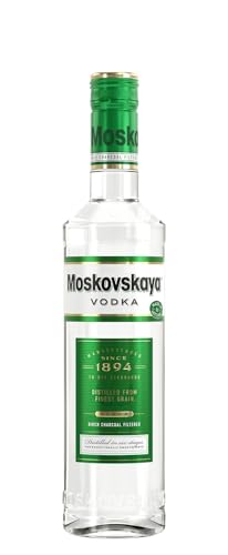 Moskovskaya Premium Vodka 38% vol. (1 x 0,5l) | Kristallklarer Vodka aus reinem Quellwasser