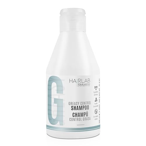 SALERM - Fettfreies Shampoo für Damen und Herren - Greasy Control Hair Lab - 300 ml - Kontrolliert überschüssiges Fett im Haar - Reinigt Haar und Kopfhaut - Seborregulatorisches Shampoo - Parabenfrei