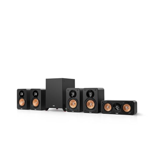 Teufel Ultima 20 5.1 Surround Sound System, Front- oder Downfire-Subwoofer (optional kabellos ansteuerbar), Bassreflex, HiFi Heimkino Soundsystem (Schwarz)