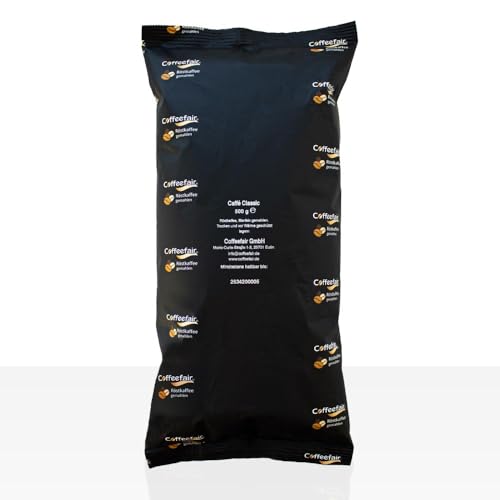 Coffeefair Filterkaffee Caffe Classic 12 x 500g Kaffee gemahlen in Gastro-Qualität | schonend geröstet | ausgewogen & vollmundig | Ideal für Filterkaffeemaschinen