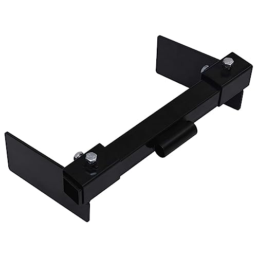 vidaXL Schneepflugadapter für Rasentraktor Rasenmäher Mäher Schneeschild Räumschild Schneepflug Anbausatz Stahl Schwarz 401x220x120mm