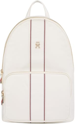 Tommy Hilfiger Damen Rucksack Poppy Mittelgroß, Elfenbein (Ecru Corp), Einheitsgröße