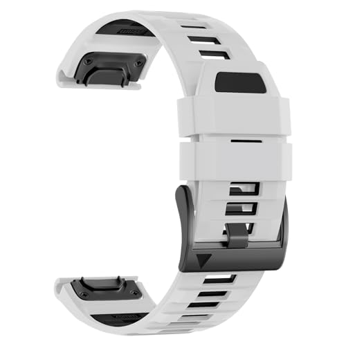 U-LIMVE Armband für Garmin Fenix 8 51mm/Fenix 7X/Fenix 7X Pro/Fenix 6X/Fenix 6X Pro/Fenix 5X/Fenix 3, Silikon QuickFit 26mm Armband