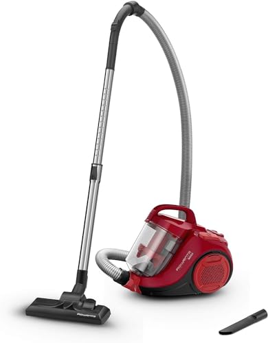 Rowenta Swift Power Cyclonic Bodenstaubsauger | RO2913EA | Cyclonic Technologie | Langlebige Ergebnisse | 7,6 M Radius | Kompaktes Design | Hocheffiziente Saugdüse, Rot