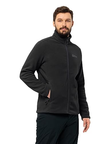 Jack Wolfskin Herren Winterstein Fz M Fleece-Jacke, Schwarz, M EU