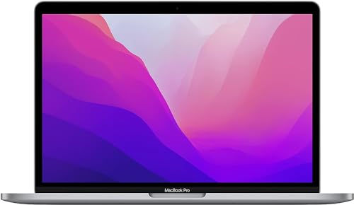 2022 Apple MacBook Pro met Apple M2 Chip (13-zoll, 8GB RAM, 256GB SSD Kapazität) (QWERTZ German) Space Grau (Generalüberholt)