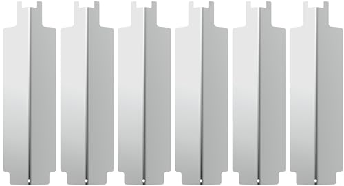 WELL GRILL Flammenverteiler Gasgrill Edelstahl Brennerabdeckung Ersatzteile für EL Fuego Dayton 6 Brenner, Broil-Master Gasgrill 6+1 und die meisten Gasgrills, 6er-Pack