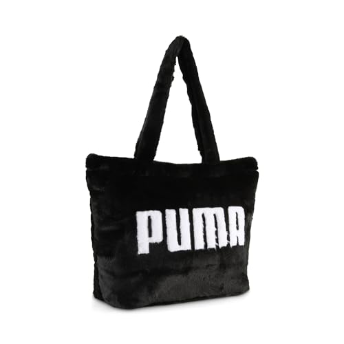 PUMA Mädchen Und Damen UP Faux Fur 17 l Shopper OneSize, Black