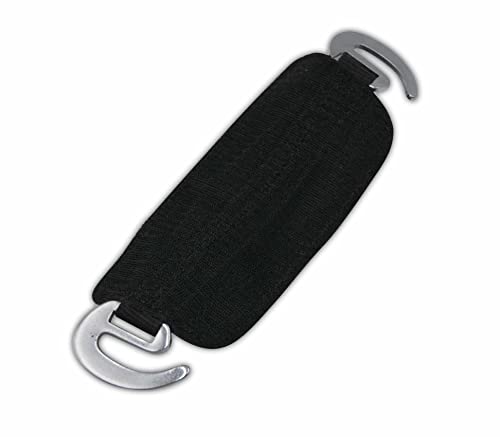 AMKA klettbare Steigbügelaufhängung für baumlose Sättel, offene Ausführung beliebig positionierbar