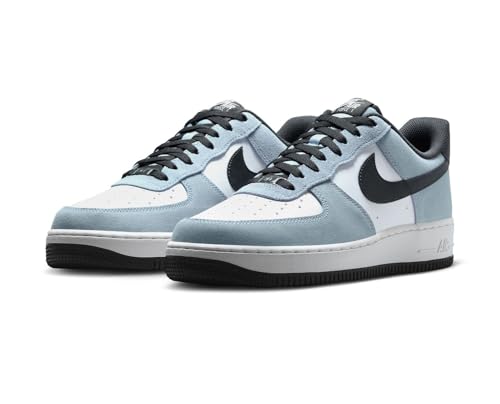 NIKE Air Force 1 Sneaker Schuhe (Blue/Anthracite, EU Schuhgrößensystem, Erwachsene, Numerisch, M, 39)