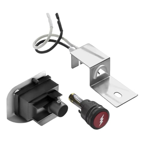 HOgardenME Elektronische Zünder Kit für Weber Q1200 Q2200 64868, Ersatz Zündsatz mit vorderen Brennerknöpfen Grill Anzünder für Weber-grill Gasgrill Ersatzteile