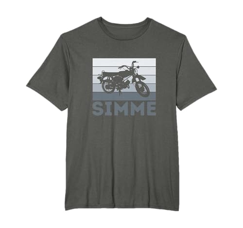 Simme Simson DDR Mofa Zweitakt S51 Vintage T-Shirt