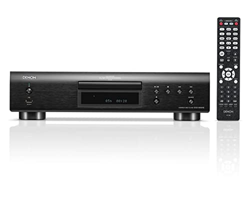 Denon DCD-900NE HiFi CD Player, CD Spieler, Hi-Res, Unterstützung von CD, CD-R/RW, MP3, WMA und USB, Schwarz