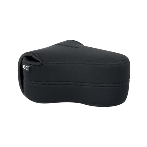 JJC DSLR Kameratasche SLR Spiegelreflex Kamera-Schutzhülle mit Neopren Schutz für Canon EOS 77D 80D 760D 750D 700D 60D Nik. D7500 7200 D7100 D5600 D5500 D5300 mit Objektiv (bis zu 148 x 113 x 188mm)