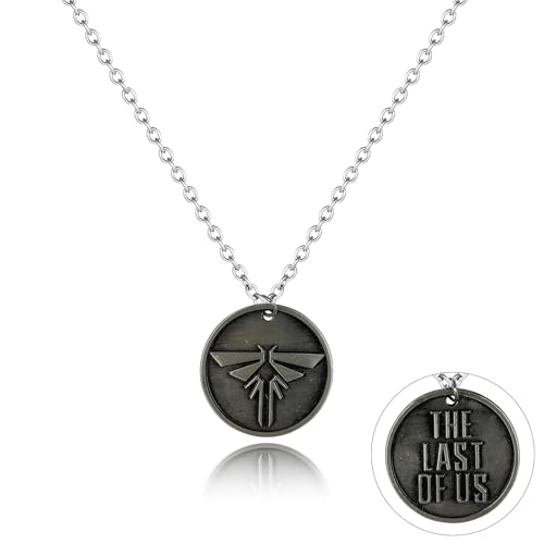 PIIMNT The Last Us Firefly Halskette, The Last Us Merch Kette, The Last Us Kostüm Kette The Last Us Cosplay Necklace, The Last Us Firefly Geschenke Schmuck Anhänger Geschenke für Junge Mädchen