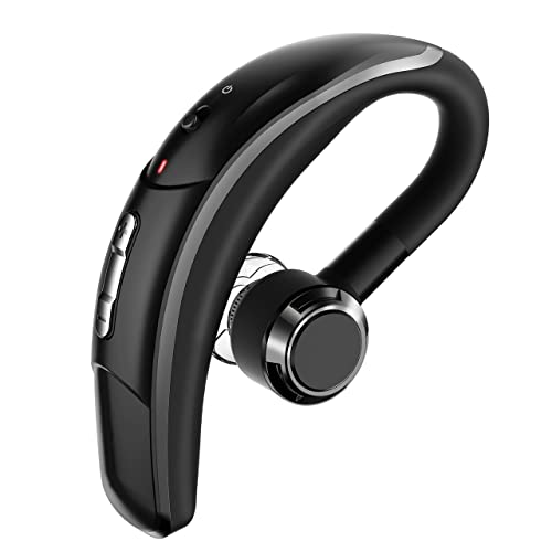 Bluetooth Headset CVC6.0 Geräuschunterdrückung, Wireless Kopfhörer Business-Stil Freisprechen im Ohr Kabelloses Headset mit Mikrofon, 280 Stunden Standby, Handsfree Bluetooth Ohrhörer (Schwarz)