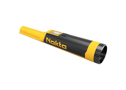 Nokta AccuPOINT Metalldetektor Pinpointer, wasserdichter Metalldetektor-Zauberstab mit farbigem LCD-Bildschirm und fortschrittlicher Diskriminierung, 11000116