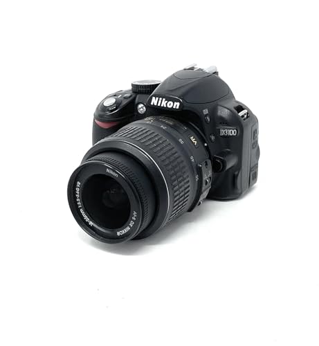 Nikon D3100 SLR-Digitalkamera (14 Megapixel, Live View, Full-HD-Videofunktion) Kit inkl. AF-S DX 18-55 VR Objektiv schwarz